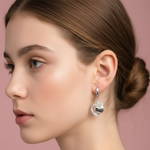 Load image into Gallery viewer, Heart Bali 925 Silver Earrings