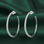 Load image into Gallery viewer, Classic Milligrain Hoops 925 Sterling Silver Earrings