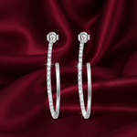 Load image into Gallery viewer, Hoops 925 Sterling Silver Earrings