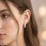 Load image into Gallery viewer, Moon Bali 925 Silver Earrings