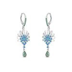 Load image into Gallery viewer, Mogra Mohini Feroza 925 Sterling Silver Earrings