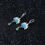 Load image into Gallery viewer, Mogra Mohini Feroza 925 Sterling Silver Earrings