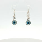 Load image into Gallery viewer, 925 Pure Sterling Silver Rhodium-Plated Contemporary Evil Eye Earring