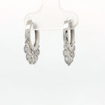 Load image into Gallery viewer, Elegant 925 Sterling Silver Leaf Drop Earrings