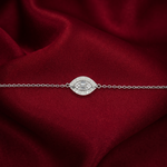 Load image into Gallery viewer, Marquise 925 Silver Bracelet Adjustable Length