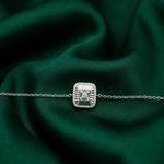 Load image into Gallery viewer, Emerald 925 Silver Bracelet Adjustable Length