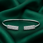 Load image into Gallery viewer, Elegant 925 Sterling Silver Openable Free-Size Bracelet for Women