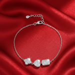 Load image into Gallery viewer, Silver Mist 925 Sterling Silver Bracelet with Adjustable Length