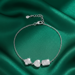Load image into Gallery viewer, Silver Mist 925 Sterling Silver Bracelet with Adjustable Length