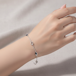 Load image into Gallery viewer, Odyssey 925 Sterling Silver Bracelet with Adjustable Length