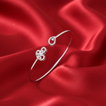 Load image into Gallery viewer, Prosperity 925 Silver Bracelet Openable Free Size