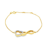 Load image into Gallery viewer, Heart Shape 925 Sterling Silver Bracelet with Adjustable Length