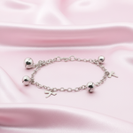 Load image into Gallery viewer, Charm Bracelet 925 Sterling Silver Bracelet