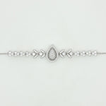 Load image into Gallery viewer, Pear 925 Sterling Silver Bracelet With Adjustable Length