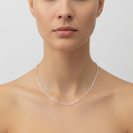 Load image into Gallery viewer, Silver Link 925 Sterling Silver Women's Chain 18.5 Inch