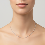 Load image into Gallery viewer, Silver Link 925 Sterling Silver Women's Chain 18 Inch