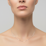 Load image into Gallery viewer, Silver Link 925 Sterling Silver Chain 9 Inch