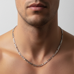 Load image into Gallery viewer, Silver Link 925 Sterling Silver Men's Chain 18 Inch