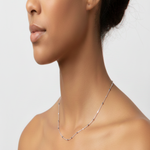 Load image into Gallery viewer, Silver Link 925 Sterling Silver Women's Chain 9 Inch