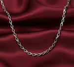 Load image into Gallery viewer, Silver Modern Link 925 Sterling Silver Men's Chain