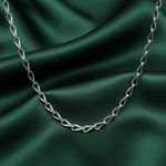 Load image into Gallery viewer, Silver Modern Link 925 Sterling Silver Men's Chain 20 Inch