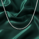 Load image into Gallery viewer, Silver Link 925 Sterling Silver Men's Chain 18.5 Inch