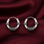 Load image into Gallery viewer, 925 Sterling Silver Bhil Oxidized Bali