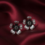 Load image into Gallery viewer, Eden 925 Sterling Silver Oxidized Earrings for Women's