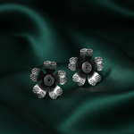 Load image into Gallery viewer, Eden 925 Sterling Silver Oxidized Earrings for Women's