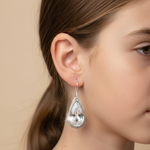 Load image into Gallery viewer, Handmade Hammered Texture 925 Sterling Silver Hook Earrings for Women