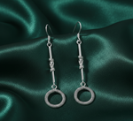 Load image into Gallery viewer, Handmade Circle 925 Sterling Silver Hook Earrings for Women