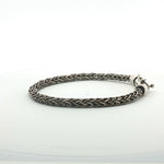 Load image into Gallery viewer, 925 Sterling Silver Men's Rope Bracelet