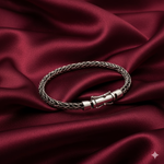 Load image into Gallery viewer, 925 Sterling Silver 7 Inch Men's Rope Bracelet