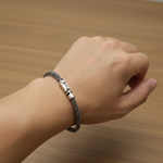 Load image into Gallery viewer, 925 Sterling Silver 7 Inch Men's Rope Bracelet