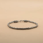 Load image into Gallery viewer, 925 Sterling Silver 7 Inch Men's Rope Bracelet