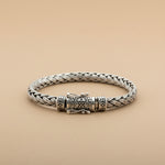 Load image into Gallery viewer, 925 Sterling Silver 7 Inch Men's Rope Bracelet