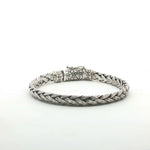 Load image into Gallery viewer, 925 Sterling Silver 7 Inch Men's Rope Bracelet