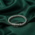 Load image into Gallery viewer, 925 Sterling Silver 7 Inch Men's Rope Bracelet