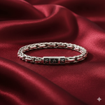 Load image into Gallery viewer, 925 Sterling Silver 7 Inch Men's Rope Bracelet