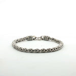 Load image into Gallery viewer, 925 Sterling Silver 7 Inch Men's Rope Bracelet