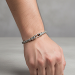 Load image into Gallery viewer, 925 Sterling Silver 7 Inch Men's Rope Bracelet