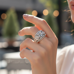 Load image into Gallery viewer, Mridula 925 Sterling Silver Ring (Available in various sizes)