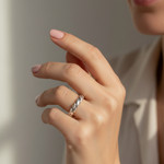 Load image into Gallery viewer, Cuban Link 925 Sterling Silver Ring (Available in various sizes)