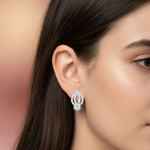 Load image into Gallery viewer, Pratibha Solitaire 925 Silver Earrings