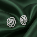 Load image into Gallery viewer, Aspen Flower 925 Sterling Silver Stud Earrings