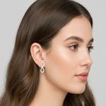 Load image into Gallery viewer, Infinity 925 Silver Earrings
