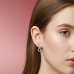 Load image into Gallery viewer, Infinity 925 Silver Earrings