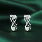Load image into Gallery viewer, Infinity & Beyond 925 Silver Earrings