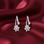 Load image into Gallery viewer, Swati Flower 925 Silver Earrings