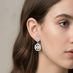 Load image into Gallery viewer, Flower Blossom 925 Silver Earrings